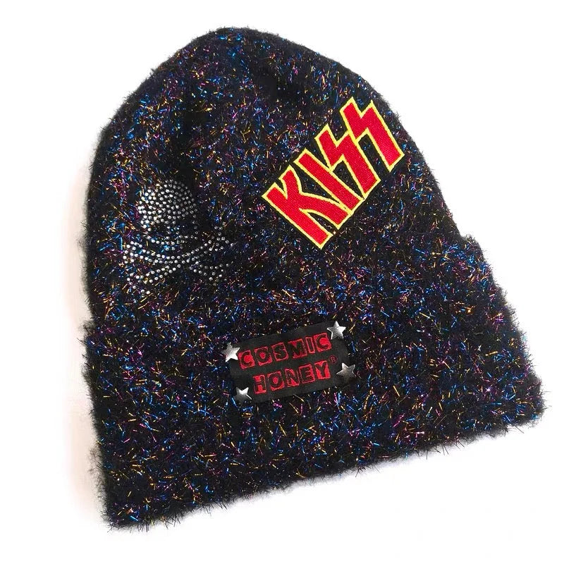 Metal-Inspired Gothic Knit Hat