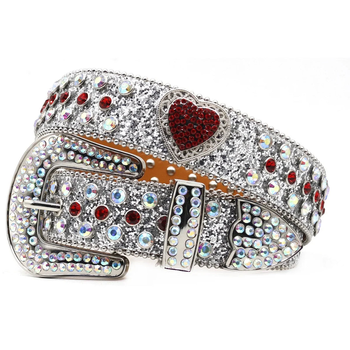 Inlaid Love Diamond Belt