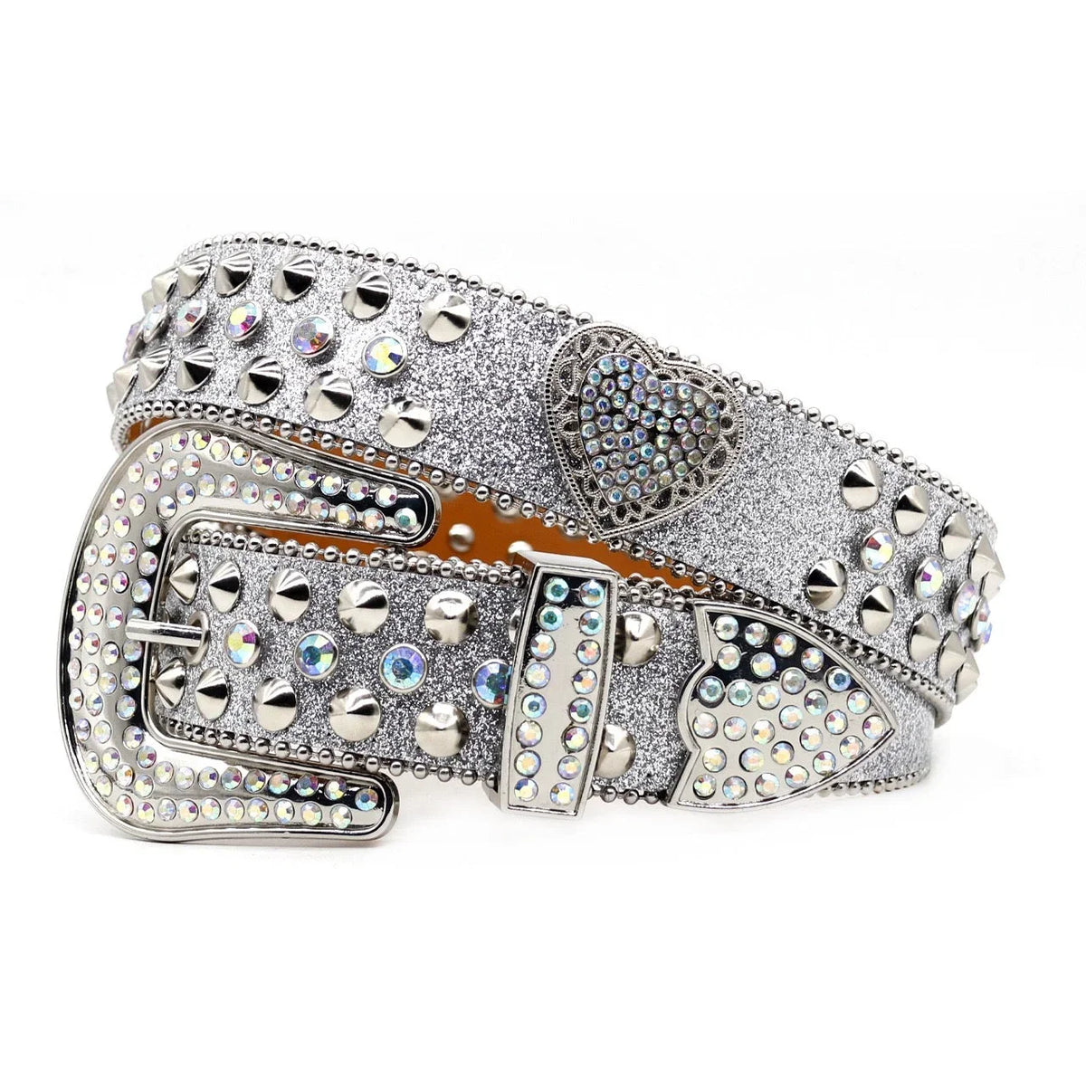 Inlaid Love Diamond Belt