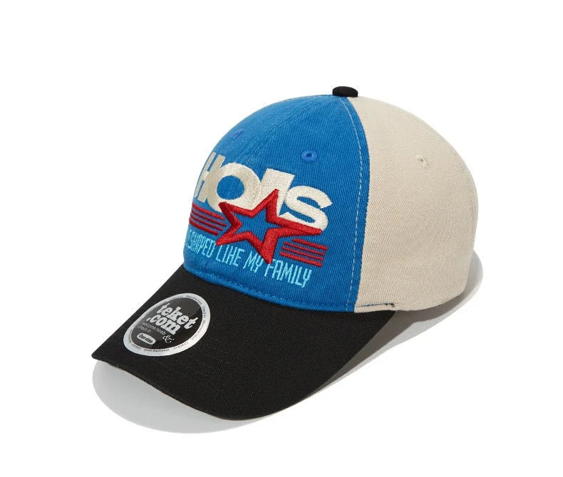 Retro Embroidered Flat Cap