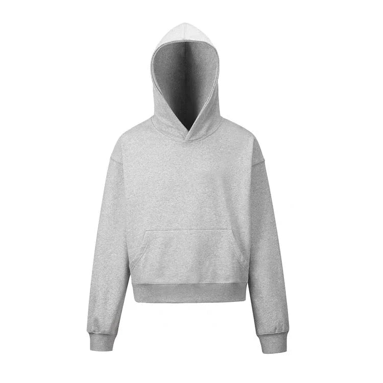 Minimal Crop Hoodie