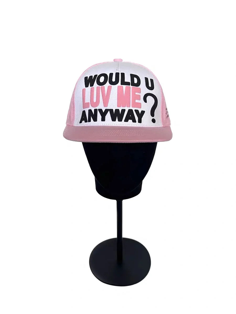 American Style Embroidered Flat-Brim Cap