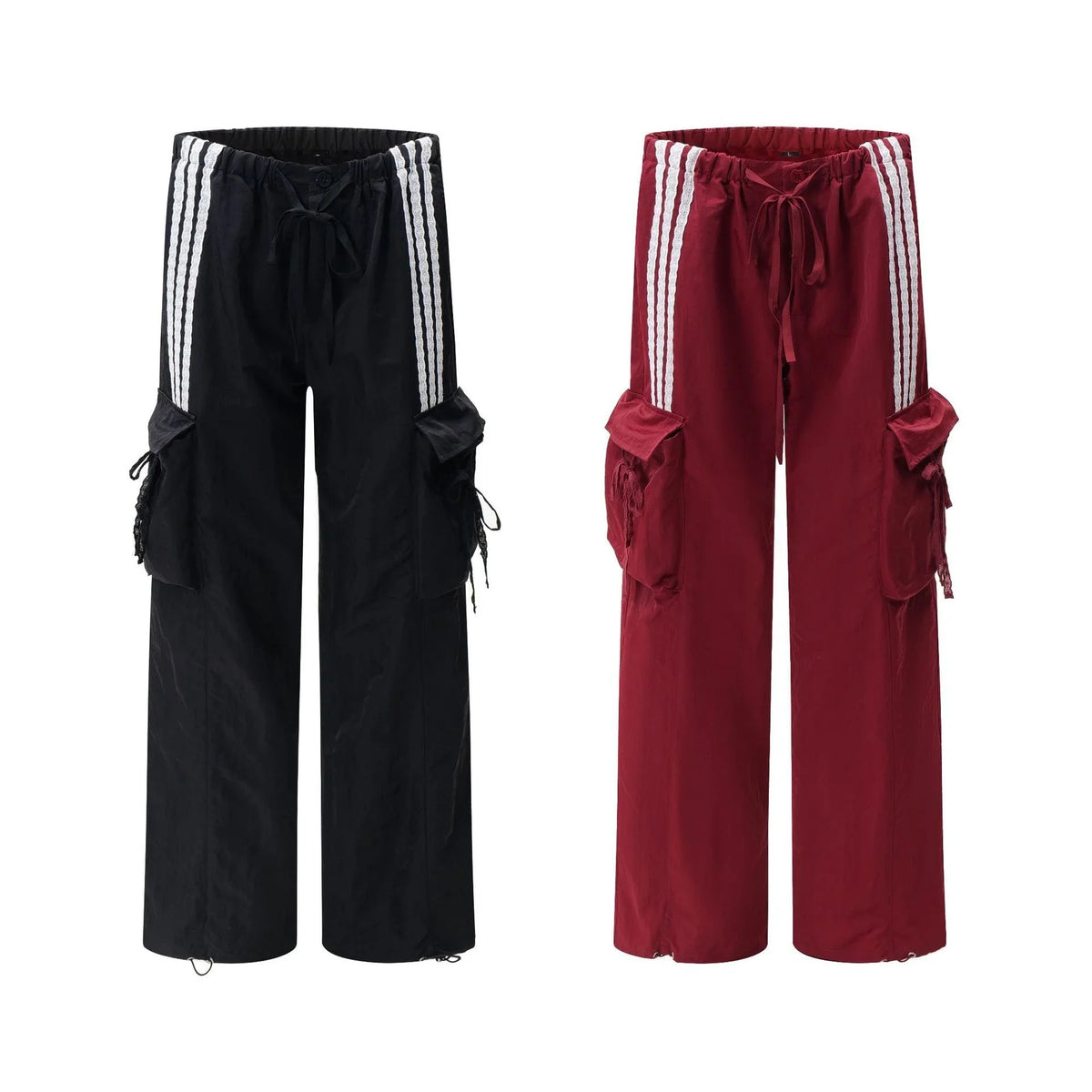 Stripe Cargo Track Pants