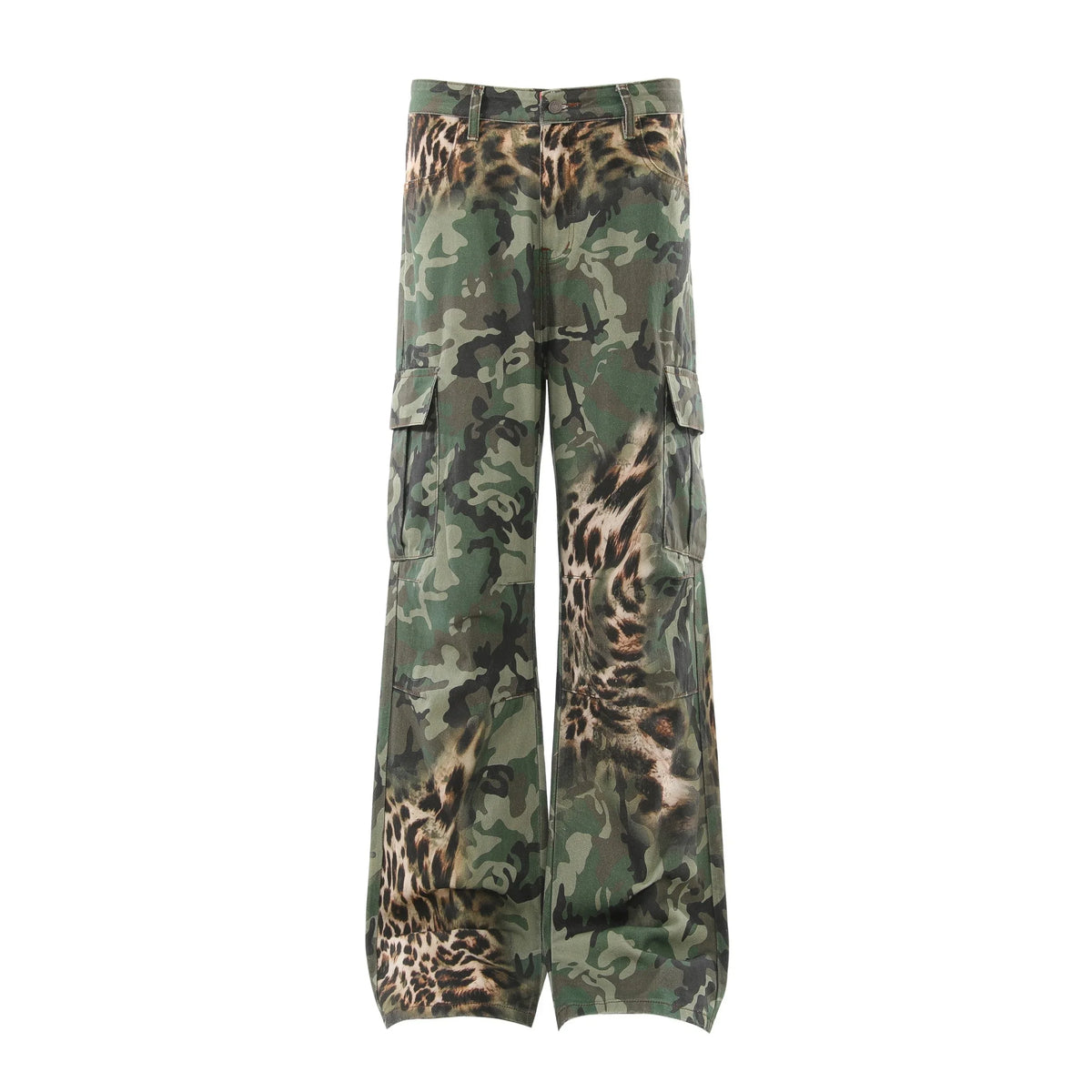 Leopard Camo Cargo Pants