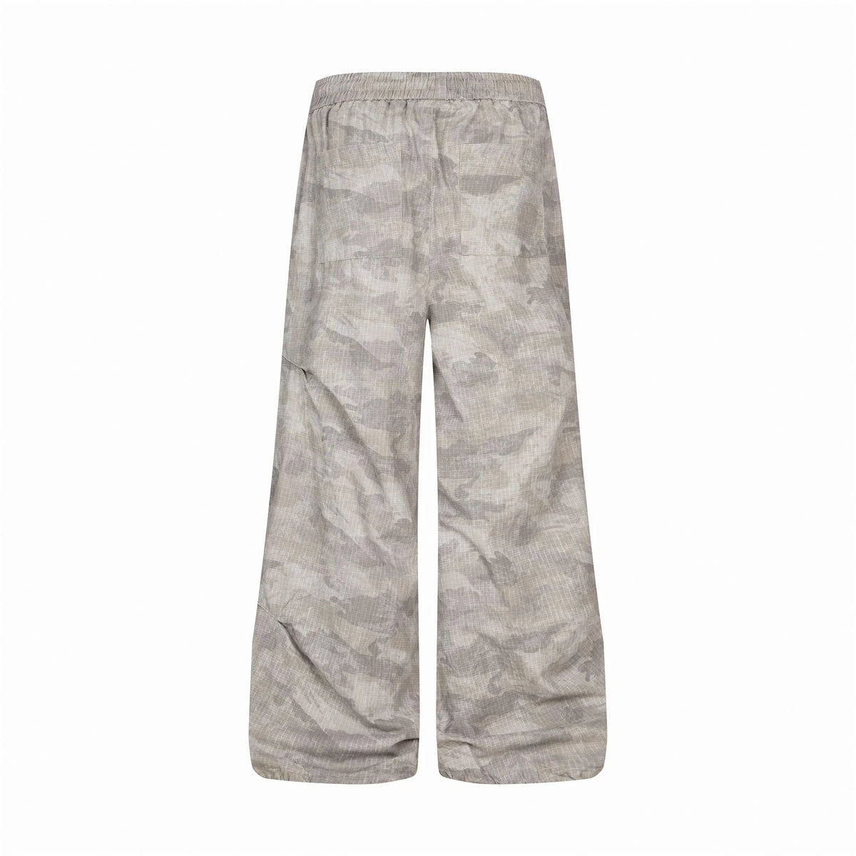 Washed Camo Wide-Leg Pants