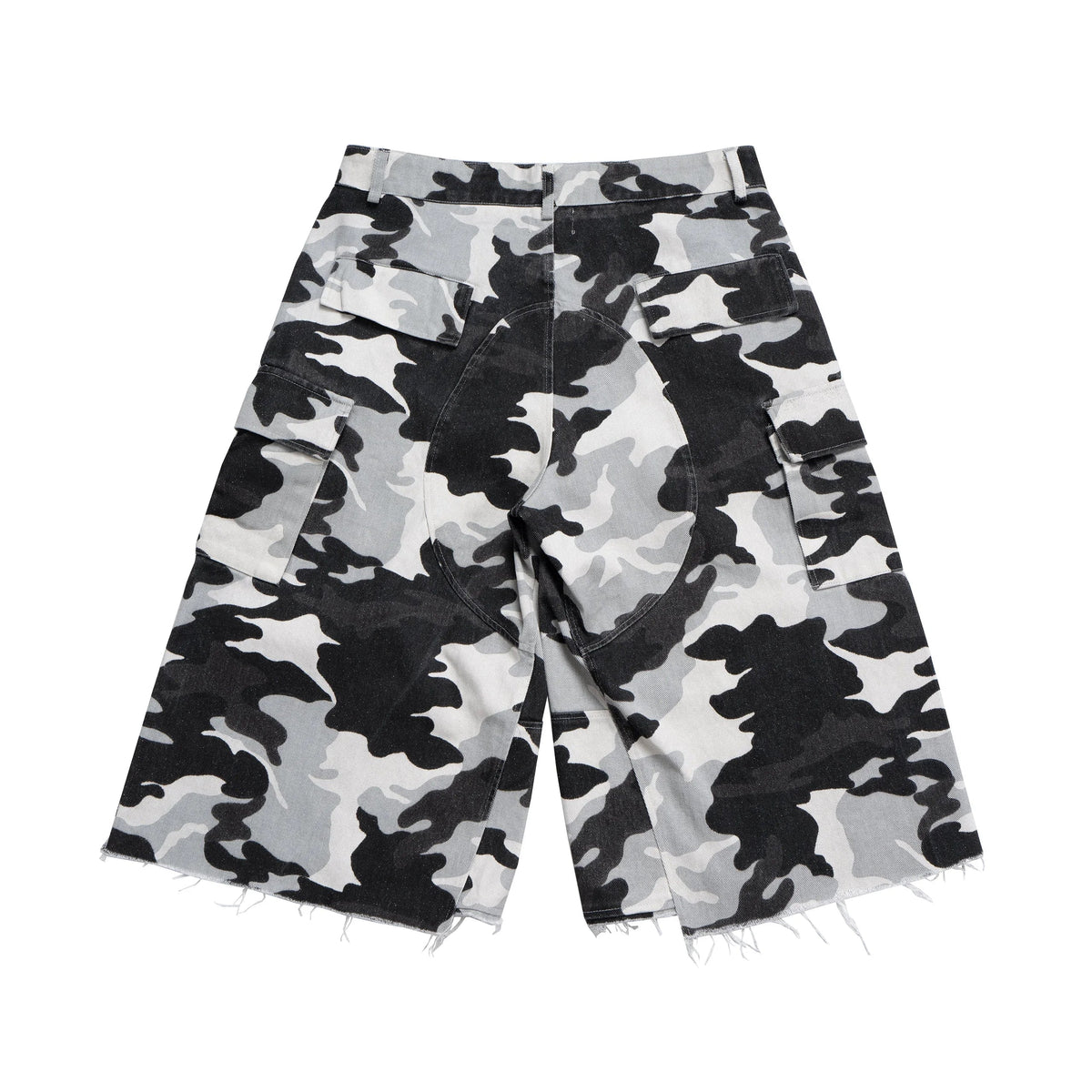 Camo Multi-Pocket Cargo Shorts